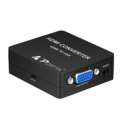 Portta Converter HDMI zu VGA + 3.5mm Audio Konverter v1.3 unterstützt 1080p Portta Converter HDMI zu VGA + 3.5mm Audio Konverter v1.3 unterstützt 1080p von PORTTA