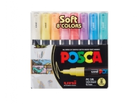 POSCA Marker Set Soft Colours, PC-1M 8 Stk. von POSCA