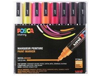 POSCA Markerset PC-5M, 8 warme Farben von POSCA