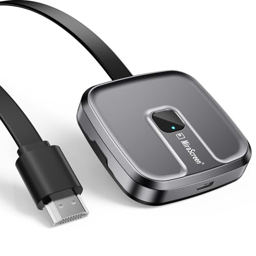 POSCA Wireless HDMI Adapter, Miracast 1080P für TV, Monitor, Projektor, Schwarz, WLAN, Miracast, Airplay, DLNA, Fernseher, Monitor, Projektor, Smartphone, Personal Computer, Tablette, Laptop POSCA Wireless HDMI Adapter, Miracast 1080P für TV, Monitor, Projektor, Schwarz, WLAN, Miracast, Airplay, DLNA, Fernseher, Monitor, Projektor, Smartphone, Personal Computer, Tablette, Laptop von POSCA