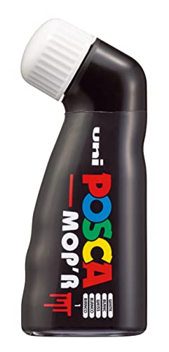 Posca MOP'R PCM-22 Multi Surface Permanent Paint Marker, XXL Rundspitze 3-19 mm, 4 Stück, weiß von POSCA