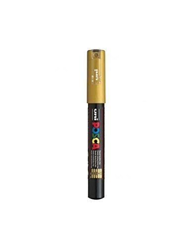 Posca PC-1M Uni-Ball Marker, Farbe: Gold, 3er-Packung Posca PC-1M Uni-Ball Marker, Farbe: Gold, 3er-Packung von POSCA