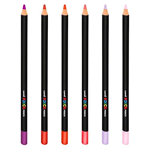 Posca Uni Buntstift – Professionelle Öl- und Wachs-Buntstifte – KPE-200 – Blüten-6 Stück Posca Uni Buntstift – Professionelle Öl- und Wachs-Buntstifte – KPE-200 – Blüten-6 Stück von POSCA