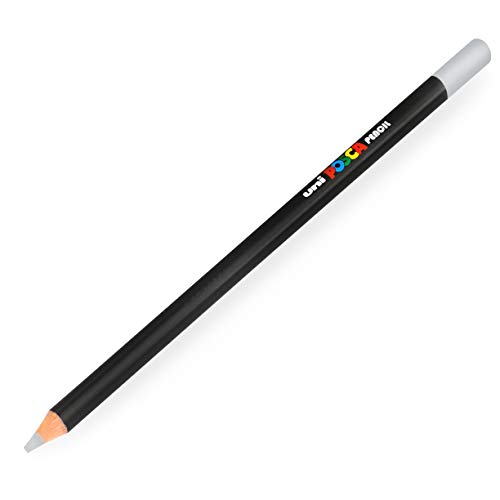 Posca Uni Buntstift – Professioneller Öl- und Wachs-Buntstift – KPE-200 – Hellgrau (23) – 1 Stück von POSCA