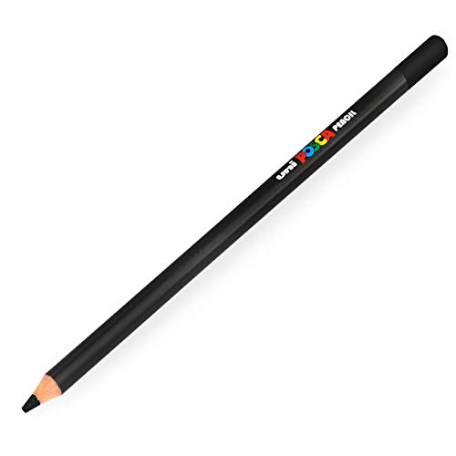 Posca Uni Buntstift – Professioneller Öl- und Wachs-Buntstift – KPE-200 – Schwarz (24) – 1 Stück von POSCA