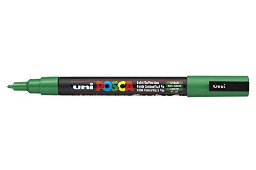 Posca Uni-Kugelschreiber PC-3M – Grün – Einzelstift Posca Uni-Kugelschreiber PC-3M – Grün – Einzelstift von POSCA