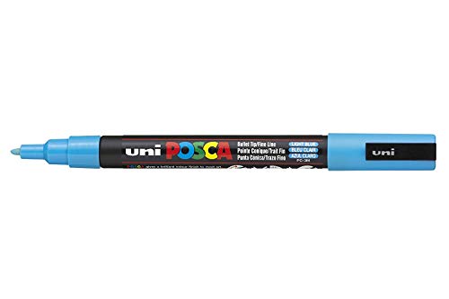 Posca Uni-Kugelschreiber PC-3M – Hellblau – Einzelstift von POSCA