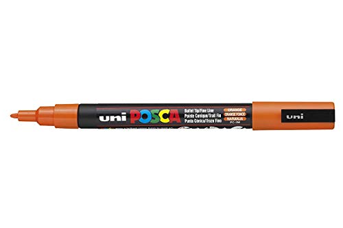 Posca Uni-Kugelschreiber PC-3M – Orange – Einzelstift von POSCA