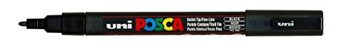 Posca Uni-Kugelschreiber PC-3M – Schwarz – Einzelstift von POSCA