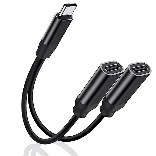 USB C Kopfhörer Adapter und Laden, Doppel Type C Buchse Aux-Audio Aufladen Kabel Kopfhörer zubehör Splitter Kompatibel mit Samsung Galaxy S24 S23 S22 S21 S20 Note 20, Pixel 6 5 4 3, Xiao-mi Redmi USB C Kopfhörer Adapter und Laden, Doppel Type C Buchse Aux-Audio Aufladen Kabel Kopfhörer zubehör Splitter Kompatibel mit Samsung Galaxy S24 S23 S22 S21 S20 Note 20, Pixel 6 5 4 3, Xiao-mi Redmi von POSCA