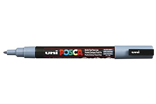 Uni-Ball Posca Marker PC-3M – Schiefergrau – Einzelstift von POSCA
