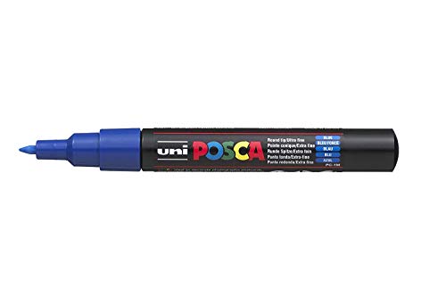 Uni-Ball Posca PC-1M Marker, Blau, 1 Stück von POSCA