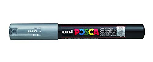 Uni-Ball Posca PC-1M Marker, silberfarben, 1 Stück Uni-Ball Posca PC-1M Marker, silberfarben, 1 Stück von POSCA
