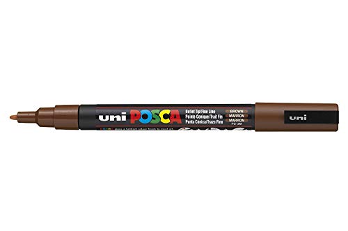 Uni-Ball Posca PC-3M Marker, Braun, 1 Stück Uni-Ball Posca PC-3M Marker, Braun, 1 Stück von POSCA