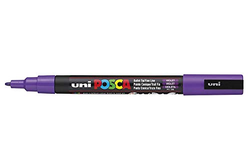 Uni-Ball Posca PC-3M Marker, Violett, 1 Stück von POSCA