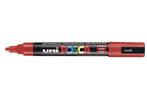 Uni-Ball Posca PC-5 M – Rot – einfacher Stift von POSCA