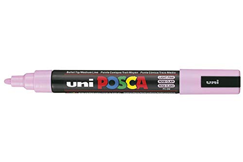 Uni-Ball Posca PC-5M Marker, Hellrosa, 1 Stück von POSCA