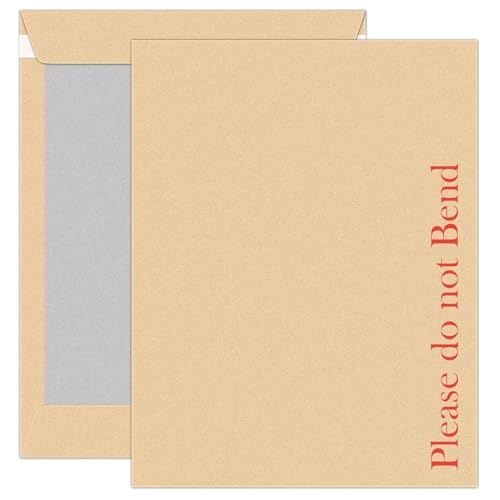 Postmaster Please Do Not Bend Briefumschläge, A5, fester Einband, Haftverschluss, 10 Stück Postmaster Please Do Not Bend Briefumschläge, A5, fester Einband, Haftverschluss, 10 Stück von Postmaster