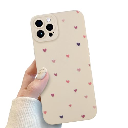 Handyhülle für iPhone 12 Pro Weiß mit Kameraschutz, Handyhülle mit Niedliche Herz Muster für Frauen Mädchen, Kratzfeste Herz Hülle für iPhone 12 Pro Handyhülle für iPhone 12 Pro Weiß mit Kameraschutz, Handyhülle mit Niedliche Herz Muster für Frauen Mädchen, Kratzfeste Herz Hülle für iPhone 12 Pro von POTOK