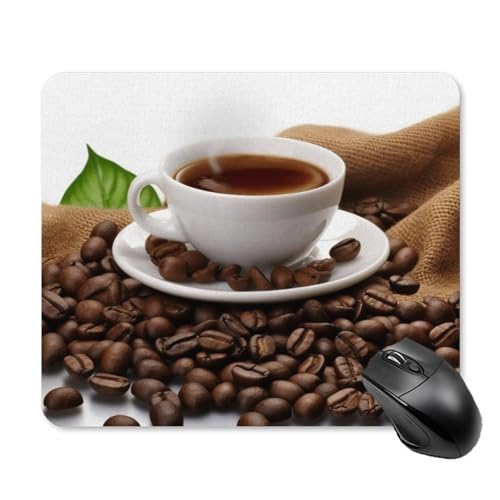 Bean Mauspad, quadratisch, Gaming-Mauspad, ultradünn, glatte Oberfläche und rutschfeste Gummiunterseite, wasserdicht, bequem, Mauspad für Computer, Laptop, 25 x 30 cm Bean Mauspad, quadratisch, Gaming-Mauspad, ultradünn, glatte Oberfläche und rutschfeste Gummiunterseite, wasserdicht, bequem, Mauspad für Computer, Laptop, 25 x 30 cm von POTSCBVW