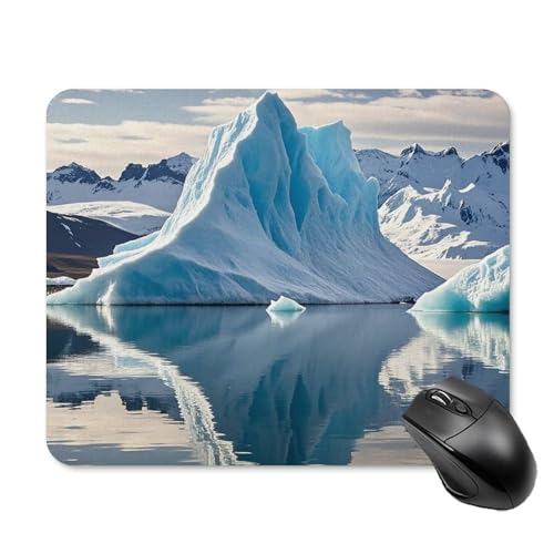 Blue Iceberg Mauspad, quadratisch, Gaming-Mauspad, ultradünn, glatte Oberfläche und rutschfeste Gummiunterseite, wasserdicht, bequem, Mauspad für Computer, Laptop, 20 x 25 cm Blue Iceberg Mauspad, quadratisch, Gaming-Mauspad, ultradünn, glatte Oberfläche und rutschfeste Gummiunterseite, wasserdicht, bequem, Mauspad für Computer, Laptop, 20 x 25 cm von POTSCBVW