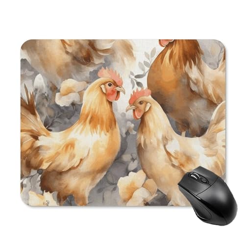 Chicken Duck Mauspad, quadratisch, Gaming-Mauspad, ultradünn, glatte Oberfläche und rutschfeste Gummiunterseite, wasserdicht, bequem, Mauspad für Computer, Laptop, 20 x 25 cm Chicken Duck Mauspad, quadratisch, Gaming-Mauspad, ultradünn, glatte Oberfläche und rutschfeste Gummiunterseite, wasserdicht, bequem, Mauspad für Computer, Laptop, 20 x 25 cm von POTSCBVW