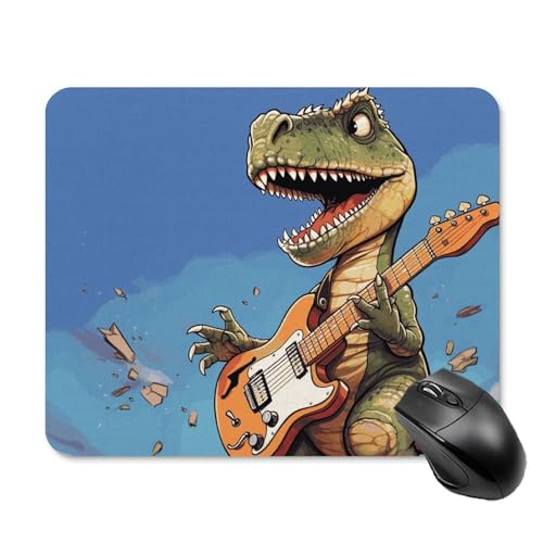 Dinosaurier-Mauspad, quadratisch, Gaming-Mauspad, ultradünn, glatte Oberfläche und rutschfeste Gummiunterseite, wasserdicht, bequem, Mauspad für Computer, Laptop, 20 x 25 cm Dinosaurier-Mauspad, quadratisch, Gaming-Mauspad, ultradünn, glatte Oberfläche und rutschfeste Gummiunterseite, wasserdicht, bequem, Mauspad für Computer, Laptop, 20 x 25 cm von POTSCBVW