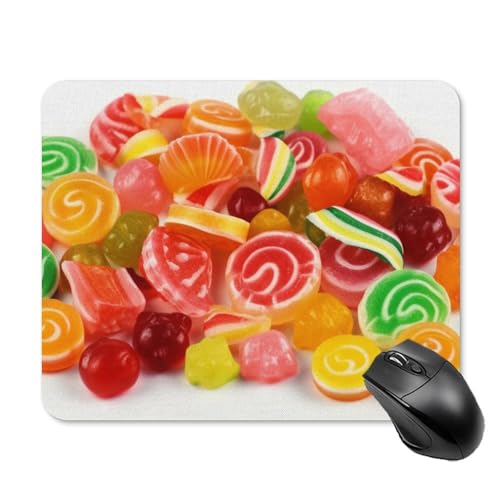 Fruit Candies Mauspad, quadratisch, Gaming-Mauspad, ultradünn, glatte Oberfläche und rutschfeste Gummiunterseite, wasserdicht, bequem, Mauspad für Computer, Laptop, 20 x 25 cm Fruit Candies Mauspad, quadratisch, Gaming-Mauspad, ultradünn, glatte Oberfläche und rutschfeste Gummiunterseite, wasserdicht, bequem, Mauspad für Computer, Laptop, 20 x 25 cm von POTSCBVW