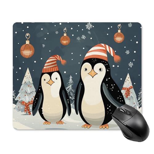 Mauspad mit Aufschrift "Merry Christmas", quadratisch, Gaming-Mauspad, ultradünn, glatte Oberfläche und rutschfeste Gummiunterseite, wasserdicht, bequem, Mauspad für Computer, Laptop, 18 x 22 cm Mauspad mit Aufschrift "Merry Christmas", quadratisch, Gaming-Mauspad, ultradünn, glatte Oberfläche und rutschfeste Gummiunterseite, wasserdicht, bequem, Mauspad für Computer, Laptop, 18 x 22 cm von POTSCBVW