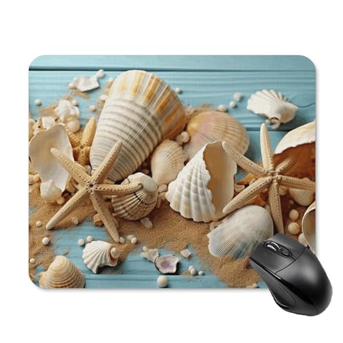 Mauspad mit Strandmotiven, quadratisch, Gaming-Mauspad, ultradünn, glatte Oberfläche und rutschfeste Gummiunterseite, wasserdicht, bequem, Mauspad für Computer, Laptop, 20 x 25 cm Mauspad mit Strandmotiven, quadratisch, Gaming-Mauspad, ultradünn, glatte Oberfläche und rutschfeste Gummiunterseite, wasserdicht, bequem, Mauspad für Computer, Laptop, 20 x 25 cm von POTSCBVW