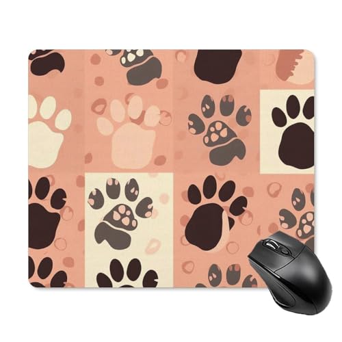 Mauspad mit niedlichem Katzenpfoten-Design, quadratisch, ultradünn, glatte Oberfläche und rutschfeste Gummiunterseite, wasserdicht, bequem, Mauspad für Computer, Laptop, 18 x 22 cm Mauspad mit niedlichem Katzenpfoten-Design, quadratisch, ultradünn, glatte Oberfläche und rutschfeste Gummiunterseite, wasserdicht, bequem, Mauspad für Computer, Laptop, 18 x 22 cm von POTSCBVW