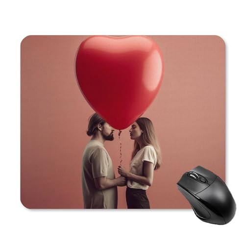 The Balloon Floats Up Mauspad, quadratisch, Gaming-Mauspad, ultradünn, glatte Oberfläche und rutschfeste Gummiunterseite, wasserdicht, bequem, Mauspad für Computer, Laptop, 25 x 30 cm The Balloon Floats Up Mauspad, quadratisch, Gaming-Mauspad, ultradünn, glatte Oberfläche und rutschfeste Gummiunterseite, wasserdicht, bequem, Mauspad für Computer, Laptop, 25 x 30 cm von POTSCBVW