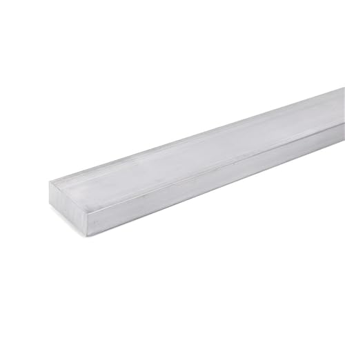1 Stück flache Aluminiumbleche, Dicke 3 mm, Flachstange aus Aluminiumlegierung 6061, Aluminiumlegierungsflocken, Breite 10–40 mm, Länge 12–20 Zoll, Aluminiumblech (3 x 15 x 500 mm)(3x10x500mm) von POTUBI