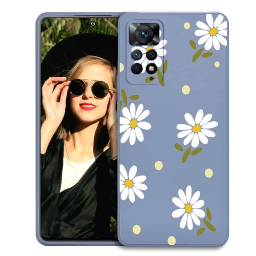 POUHYE Handyhülle für Xiaomi Redmi Note 11 4G / Redmi Note 11S 4G Hülle, Weiche Schlanke Silikon TPU Schutzhülle mit Kamera Schutz, Tough stoßfest Redmi Note 11 4G / Note 11S 4G Telefon Case Hellblau von POUHYE