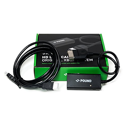 POUND HD-Link-Kabel für Xbox - Für Moderne TVs, HDMI Kabel für HD-Qualität, 480i-/720p-Auflösung auf Xbox Classic von POUND