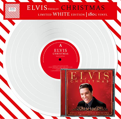 Elvis Presley- Christmas Magic Plus / Schallplatte + Compact Disc / Geschenk / Limitiert - 180gr. weiß [ Limited Edition / colored Vinyl / 180g Vinyl] [Vinyl LP] von POWER STATION