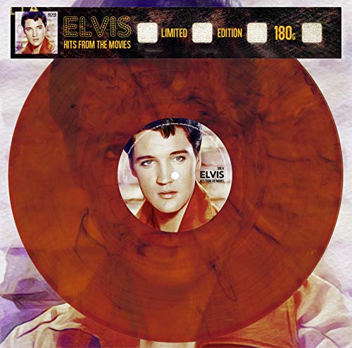 Elvis Presley - Hits From The Movies - Limitiert, 180 Gr. marbled [ Limited Edition / Farbiges Vinyl / 180g Vinyl] [Vinyl LP] von POWER STATION