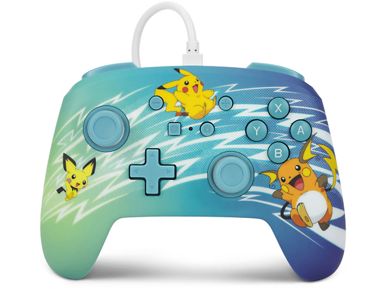 POWERA Kabelgebundener Pikachu-Evolution Controller Mehrfarbig für Nintendo Switch von POWERA