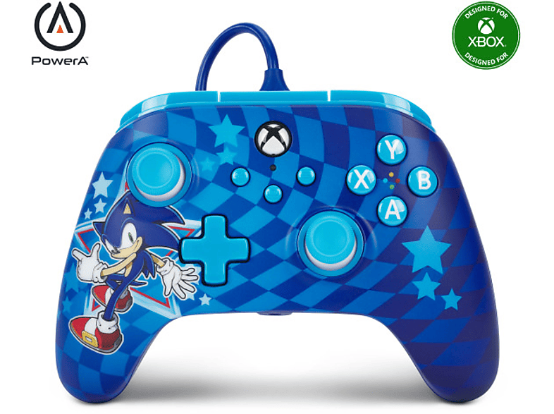 POWERA Kabelgebundener Sonic Style Controller Blau für Xbox Series S, X, PC POWERA Kabelgebundener Sonic Style Controller Blau für Xbox Series S, X, PC von POWERA