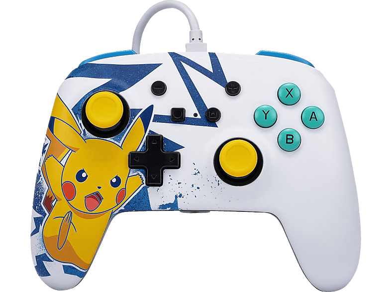 POWERA Pikachu High Voltage Controller Mehrfarbig für Nintendo Switch, Switch Lite, OLED von POWERA