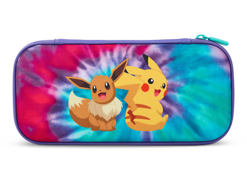 POWERA Schlankes Etui für Nintendo Switch - Batik-Pikachu und -Eevee Schutzhülle, Mehrfarbig von POWERA