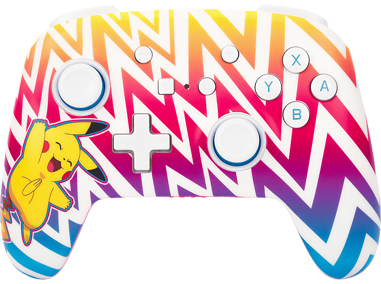 POWERA Verbesserter kabelloser - Vibrant Pikachu Controller Mehrfarbig für Nintendo Switch von POWERA