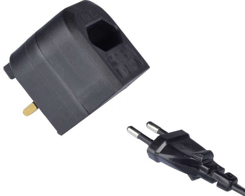 CONV BCA BK - BCA-Adapter: Adapter Euro-Steckernetzteil auf GB-Netzstecker (BC von POWERCONNECTIONS