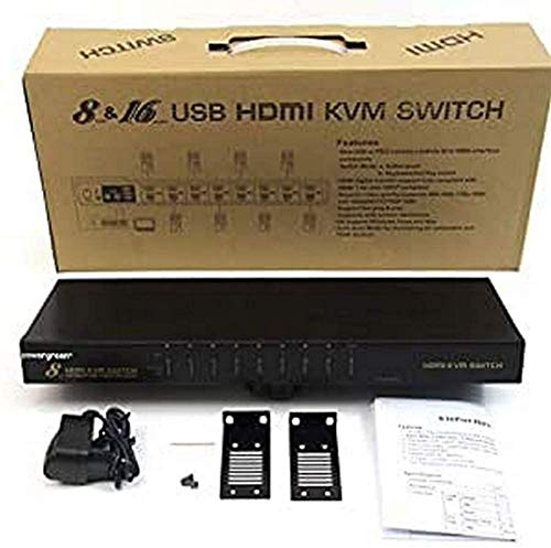 8 PORT HDMI KVM SWITCH von POWERGREEN