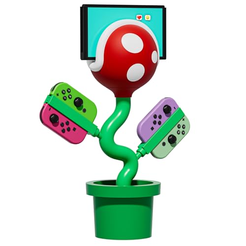 Switch Docking Station Kompatibel mit Nintendo Switch TV Dock, Switch Ladestation für Joypad Controller/OLED, Switch Dock mit 4K 30Hz HDMI/USB 2.0/USB-C PD Schnellladung mit Individueller LED Anzeige Switch Docking Station Kompatibel mit Nintendo Switch TV Dock, Switch Ladestation für Joypad Controller/OLED, Switch Dock mit 4K 30Hz HDMI/USB 2.0/USB-C PD Schnellladung mit Individueller LED Anzeige von POWKONG