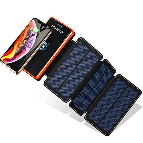 POWOBEST Solarladegerät Mobile Power 20000 mAh Ladung Schatz Solar Laden, Elektrisches Aufladen Dual Use Dual USB Charge 2,1 A Schnelle Aufladung Orange POWOBEST Solarladegerät Mobile Power 20000 mAh Ladung Schatz Solar Laden, Elektrisches Aufladen Dual Use Dual USB Charge 2,1 A Schnelle Aufladung Orange von POWOBEST