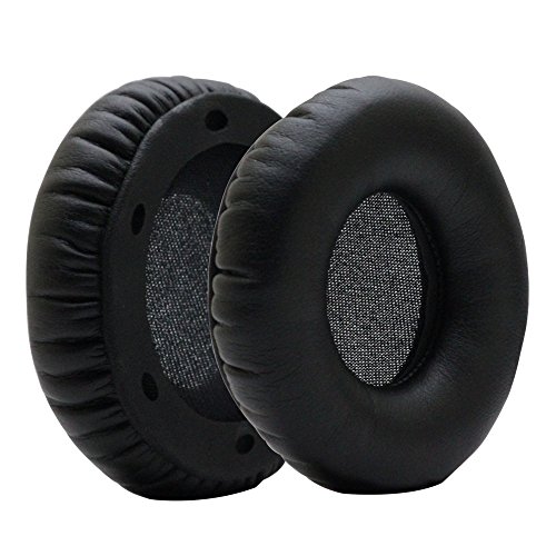 poyatu Ohrpolster für Sol Republic Tracks HD V8 V10, ohraufliegende Wired Kopfhörer Ersatz Ohrpolster Kissen Ersatzteile Black Earpads for V8/V10 von POYATU