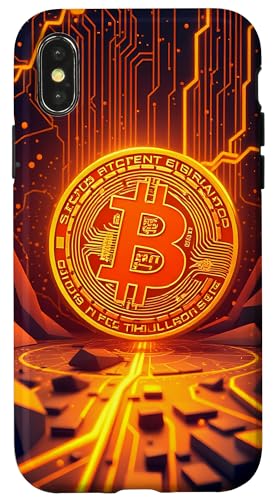 Buntes Bitcoin-Krypto-Design Hülle für iPhone X/XS Buntes Bitcoin-Krypto-Design Hülle für iPhone X/XS von PP Bitcoin Designs