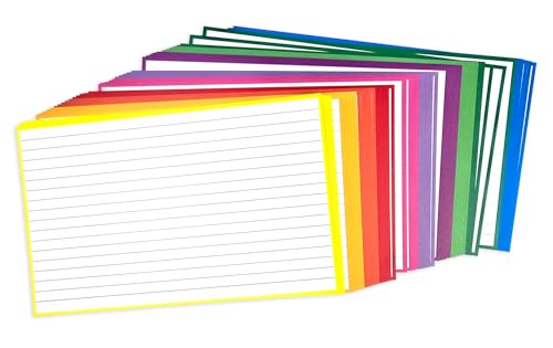 PPAPPAPPIYO 12,7 x 20,3 cm linierte Karteikarten (50 Stück) von PPAPPAPPIYO