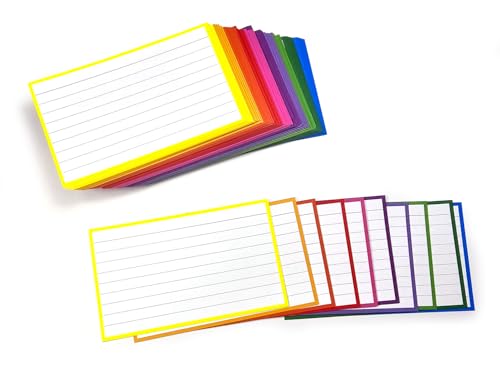 PPAPPAPPIYO 7,6 x 12,7 cm linierte Karteikarten, Notizkarten, Lernkarten, Lernkarten, 260 g/m² PPAPPAPPIYO 7,6 x 12,7 cm linierte Karteikarten, Notizkarten, Lernkarten, Lernkarten, 260 g/m² von PPAPPAPPIYO